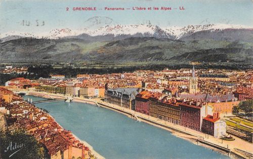 Frankreich 38 Grenoble Panorama gl1933 198.294
