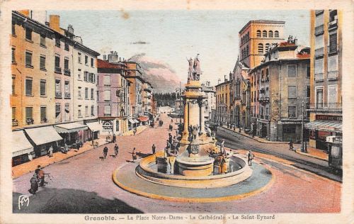 Frankreich 38 Grenoble La Place Notre-Dame gl1932 198.295