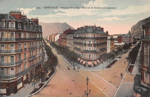 Frankreich 38 Grenoble Avenue Alsace-Lorraine ngl 198.297