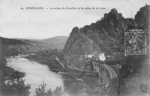 Frankreich 42 Cornillon Le rocher de Cornillon… gl1913 198.308