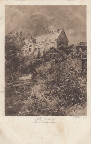 Alt-Goslar, Harz, Am Kaiserhaus ngl G2119