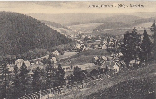 Altenau, Oberharz, Blick vom Rothenberg ngl G2407