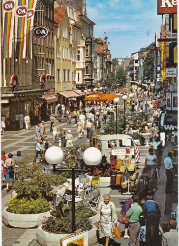 Göttingen, Fußgängerzone Weender-Strasse ngl G2457