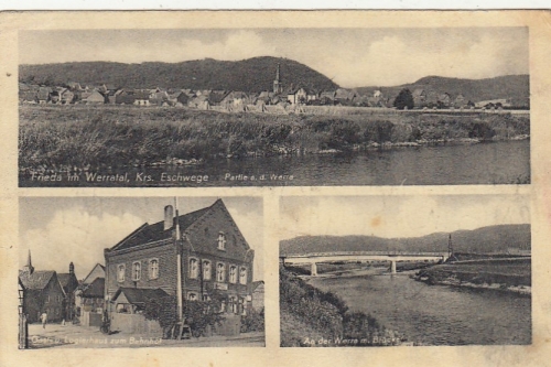 Frieda im Werra-Tal, Gast- und Logierhaus zum Bahnhof u.a. ngl G2653