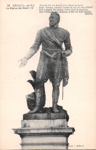 Frankreich 47 Nerac La Statue de Henri IV ngl 198.322
