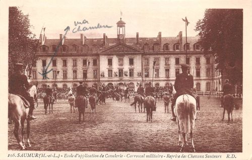 Frankreich 49 Saumur Ecole d`application de Cavalarie ngl 198.329