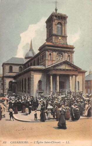 Frankreich 50 Cherbourg L`Eglise Saint-Clement ngl 198.335