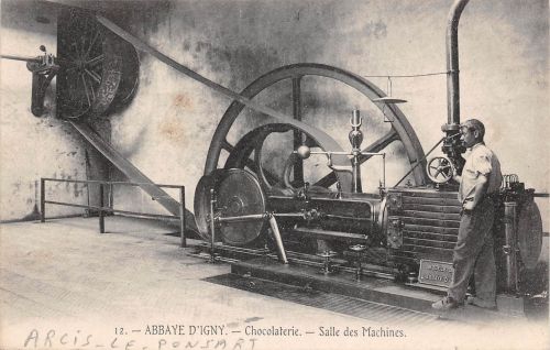 Frankreich 51 Abbaye d`Igny Chocolaterie Salle de Machines ngl 198.337