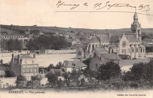Frankreich 51 Epernay Vue general gl1913 198.340