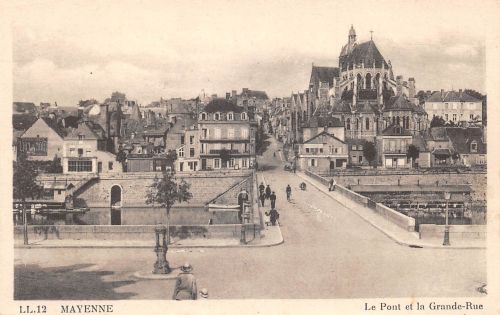 Frankreich 53 Mayenne Le Pont et la Grande-Rue ngl 198.350