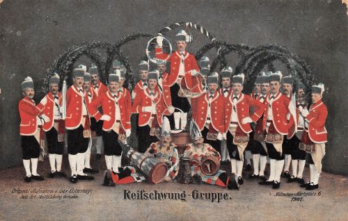 München Schäfflertanz 1907 Reifschwung-Gruppe gl1907 199.250