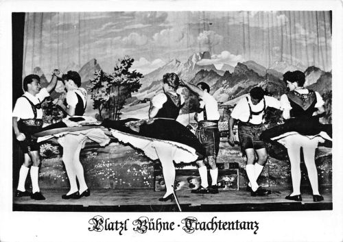 München Platzl Bühne Trachtentanz gl1966 199.286