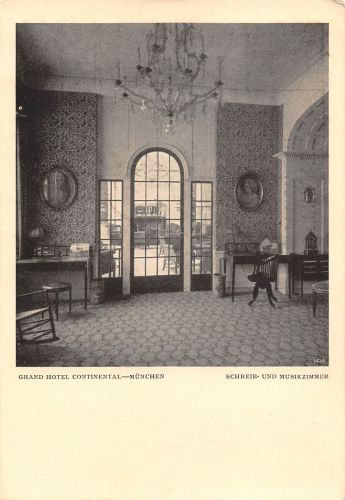 München Hotel Continental Schreib- und Musikzimmer ngl 199.293