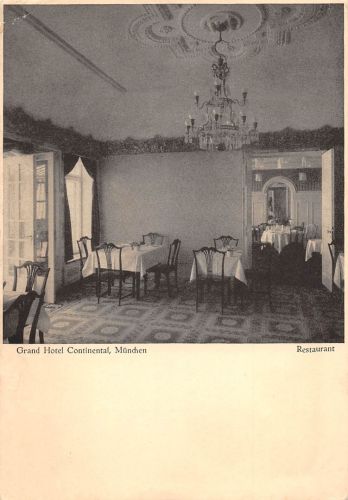 München Hotel Continental Restaurant ngl 199.297