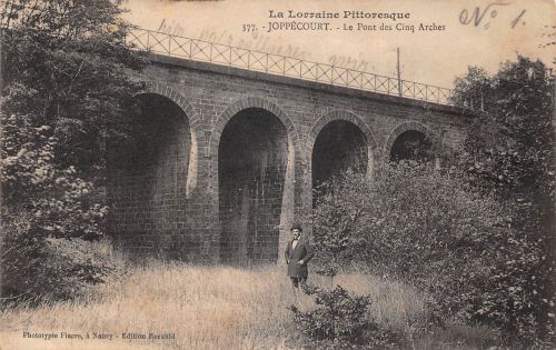 Frankreich 54 Joppecourt Le Pont des Cinq Arches feldpgl1914 198.360