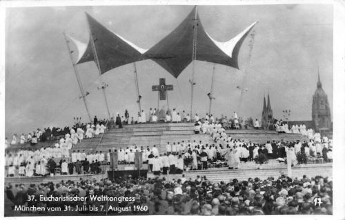 München 37. Eucharistischer Weltkongress 1960 Fotokarte gl1960 199.329