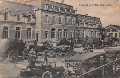 Frankreich 54 Conflans-Jarny Bahnhof feldpgl1915 198.369