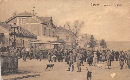 Frankreich 55 Verdun L`Arrivee des Bleus feldpgl1917 198.389
