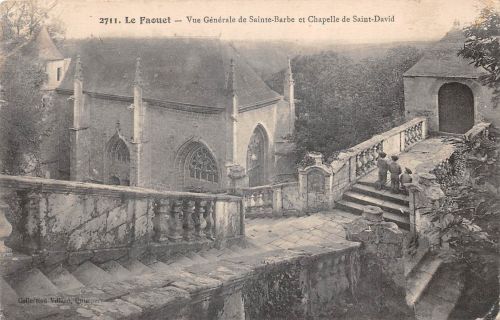 Frankreich 56 Le faouet Vue generale de Sainte-Barbe gl1915 198.395