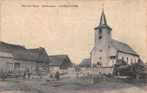 Frankreich 57 Lauterfingen Place de l`Eglise ngl 198.401