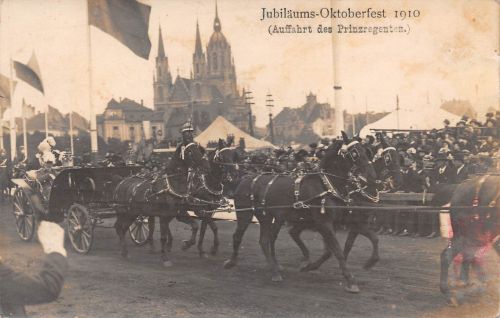 München Jubiläums-Oktoberfest 1910 Fotokarte gl1910 199.362