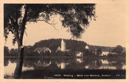 Weßling Blick vom Gasthof "Seehof" gl 199.408