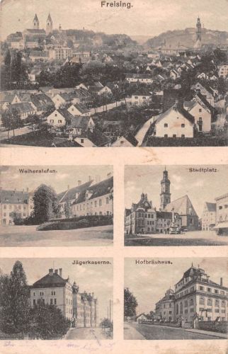 Freising Mehrbildkarte feldpgl1918 199.432