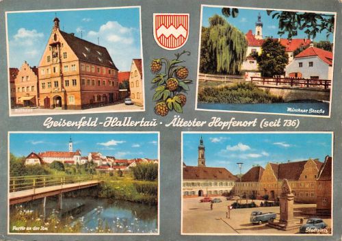Geisenfeld / Hallertau Mehrbildkarte gl1970 199.440