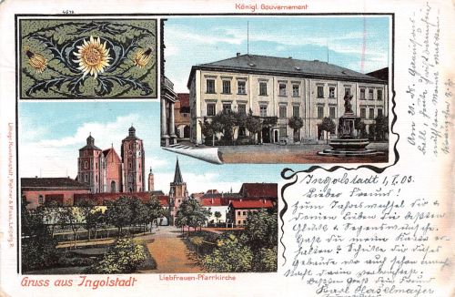 Ingolstadt Mehrbildkarte feldpgl1903 199.482