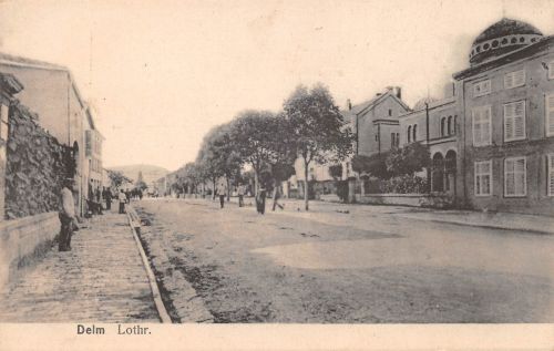 Frankreich 57 Delm Lothr. Straßenansicht ngl 198.402