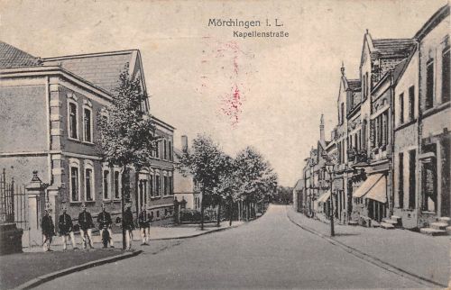 Frankreich 57 Mörchingen in Lothringen Kapellenstraße feldpgl1917 198.403