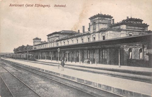 Frankreich 57 Avricourt (Elfringen) Bahnhof ngl 198.404