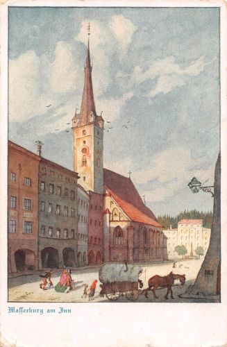 Wasserburg a.Inn Künstlerkarte ngl 199.502