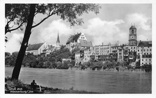 Wasserburg a.Inn Panorama gl1954 199.505