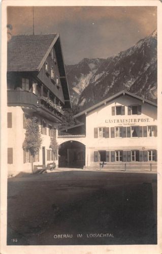 Oberau bei Berchtesgaden Gasthaus zur Post gl1927 199.527