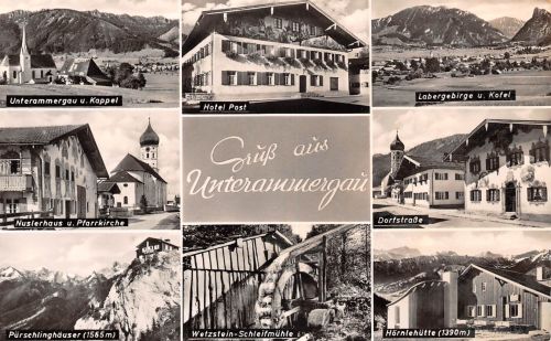 Unterammergau Mehrbildkarte ngl 199.557