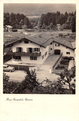 Grainau Haus Grosspietsch Fotokarte gl1955 199.583