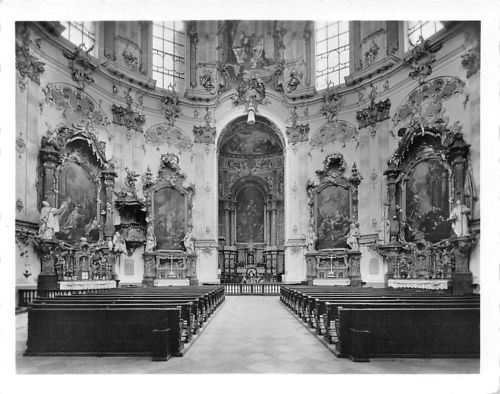 Ettal Sammelbild Benediktiner-Abtei Innenansicht ngl 199.590