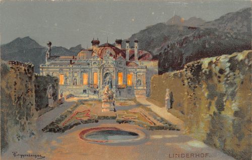 Linderhof Künstlerkarte sign. ngl 199.591
