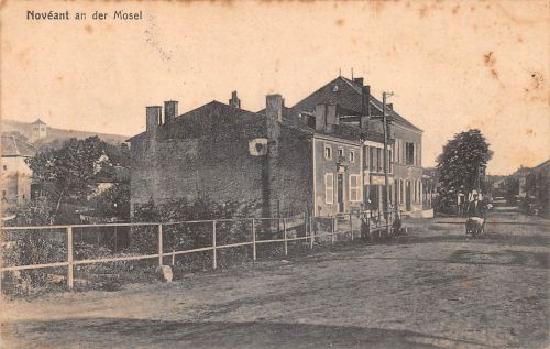 Frankreich 57 Noveant an der Mosel Straßenansicht feldpgl1915 198.415