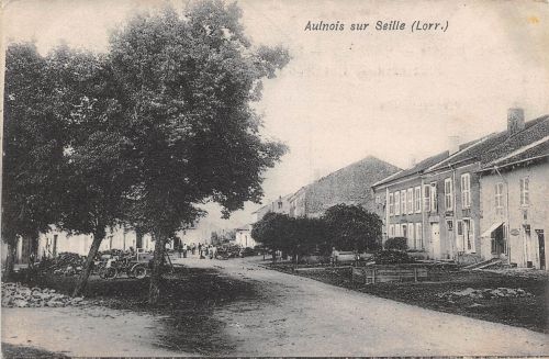 Frankreich 57 Aulnois sur Seille Straßenansicht ngl 198.416