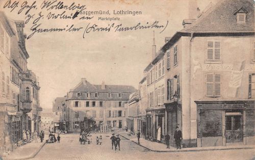 Frankreich 57 Saargemünd in Lothr. Marktplatz feldpgl1917 198.421