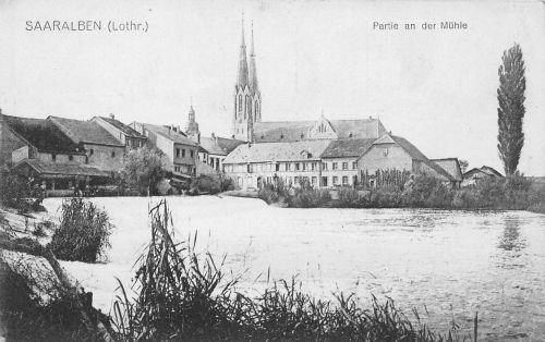 Frankreich 57 Saaralben Partie an der Mühle ngl 198.426