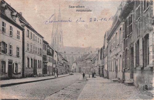 Frankreich 57 Saaralben Hauptstraße ngl 198.434