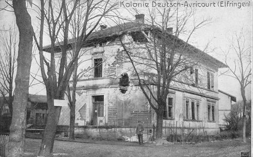 Frankreich 57 Deutsch-Avricourt Beschossenes Gebäude ngl 198.439