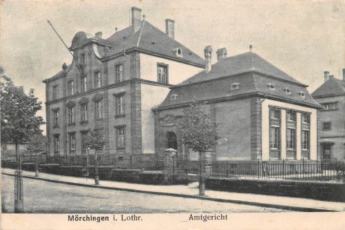 Frankreich 57 Mörchingen in Lothringen Amtsgericht bahnpgl1916 198.446
