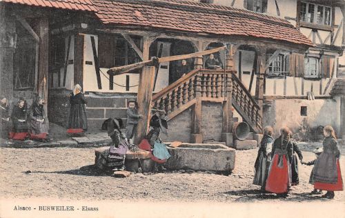 Frankreich 67 Busweiler (Elsass) Teilansicht ngl 198.450