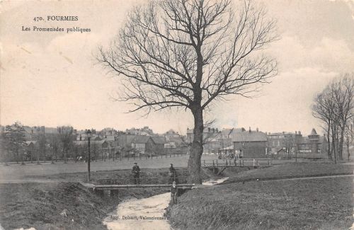 Frankreich 59 Fourmies Les Promenades publiques feldpgl1915 198.467