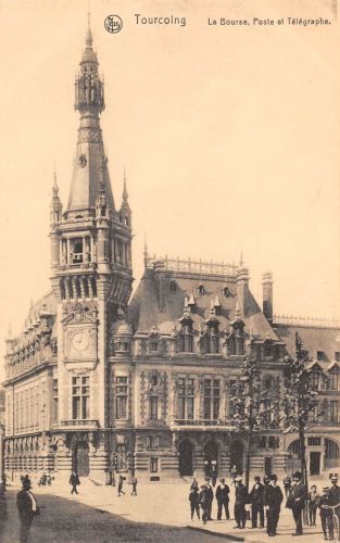 Frankreich 59 Tourcoing La Bourse, Poste et Telegraphe ngl 198.486
