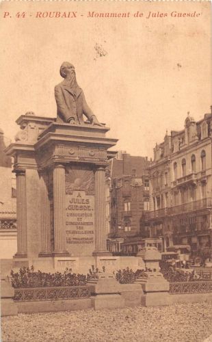 Frankreich 59 RoubaixMonument de Jules Guesde gl1929 198.489